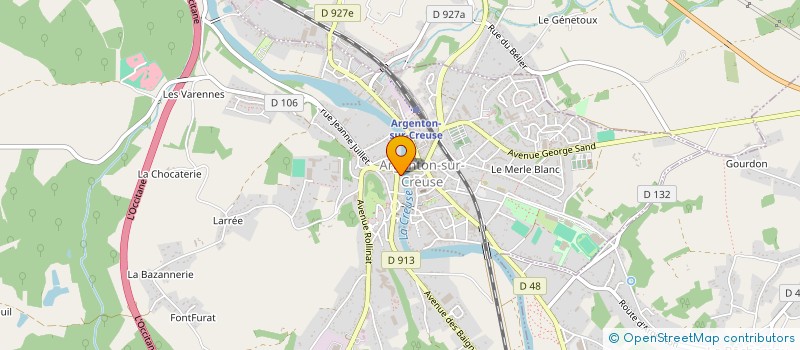 localisation de l'entreprise MADAME SHUYAN WANG à ARGENTON-SUR-CREUSE