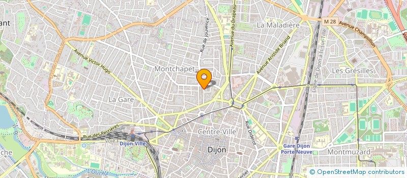 localisation de l'entreprise MADAME SHUYAO ZHANG  DIJON