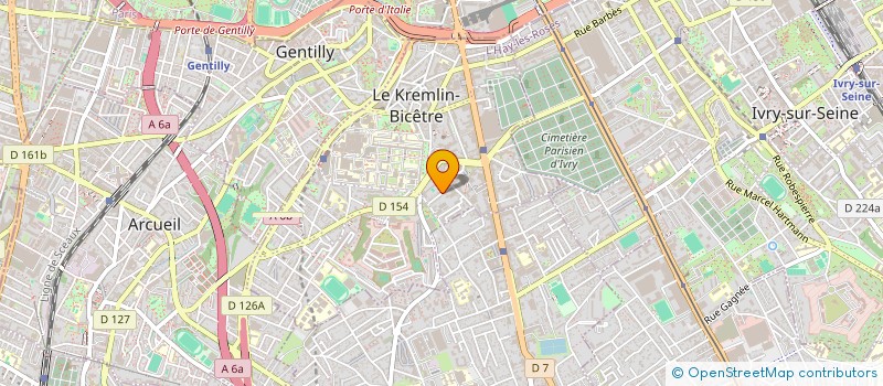 localisation de l'entreprise MADAME SHUYU BAI  LE KREMLIN-BICETRE