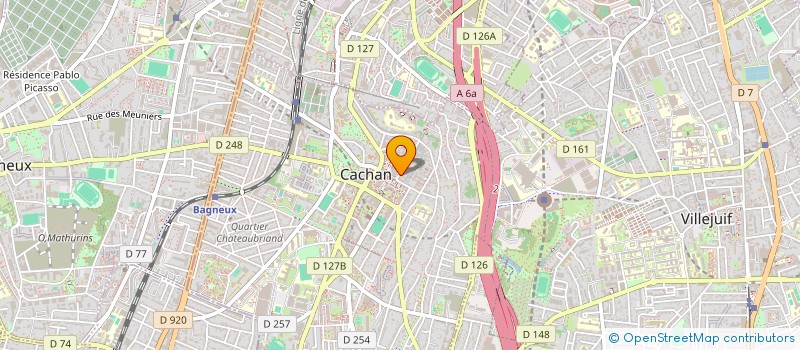 localisation de l'entreprise MADAME SHWEATHA SHIVAMANNAN  CACHAN