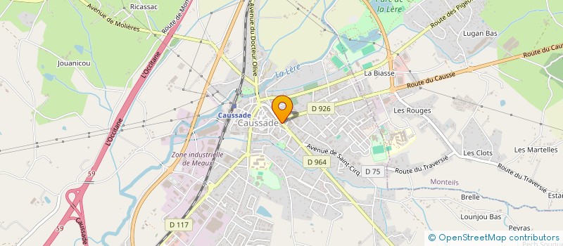 localisation de l'entreprise MADAME SHYLA SHREEVE  CAUSSADE