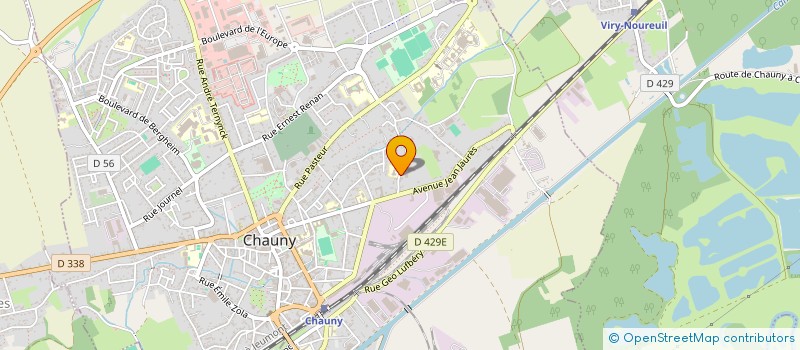 localisation de l'entreprise MADAME SHYREL VILLE  CHAUNY