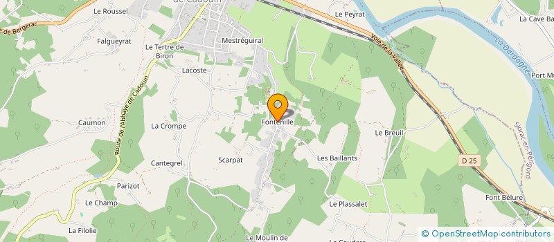 localisation de l'entreprise MADAME SIAN BARRETT  LE BUISSON-DE-CADOUIN