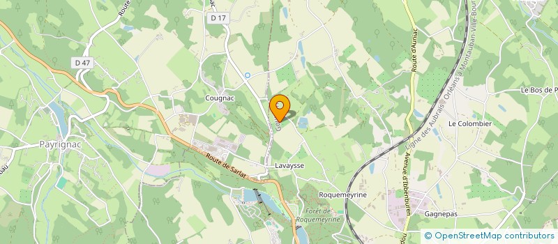 localisation de l'entreprise MADAME SIAN GINNEVAN  GOURDON