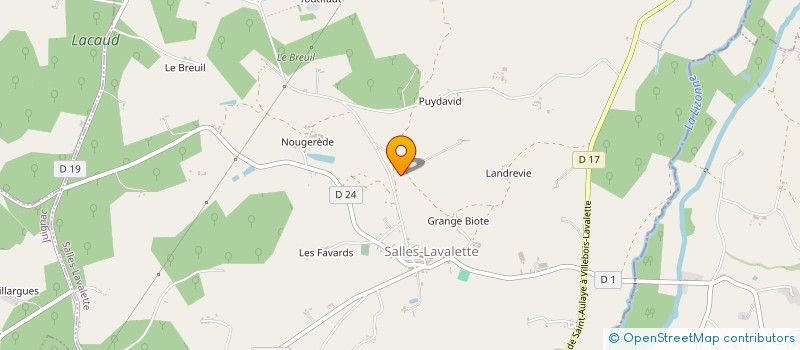 localisation de l'entreprise MADAME SIAN JENNER  SALLES-LAVALETTE