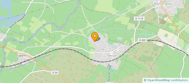 localisation de l'entreprise MADAME SIAN ORR--GOUZIEN  NEVIAN