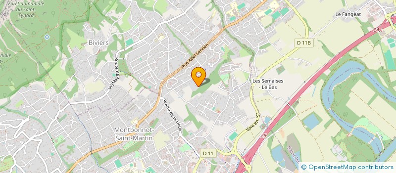 localisation de l'entreprise MADAME SIANA GUALINO  MONTBONNOT-SAINT-MARTIN