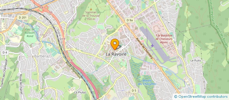 localisation de l'entreprise MADAME SIBEL AYDUGAN à LA RAVOIRE