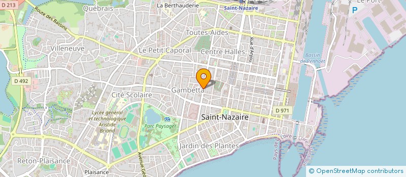 localisation de l'entreprise MADAME SIBEL BAYRAKDAR  SAINT-NAZAIRE