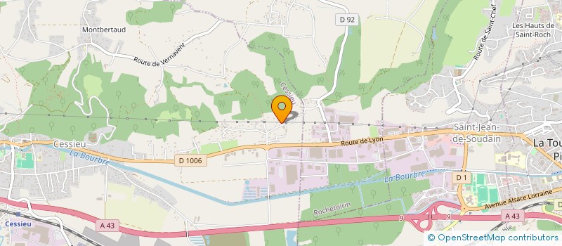 localisation de l'entreprise MADAME SIBEL CAKMAK  CESSIEU