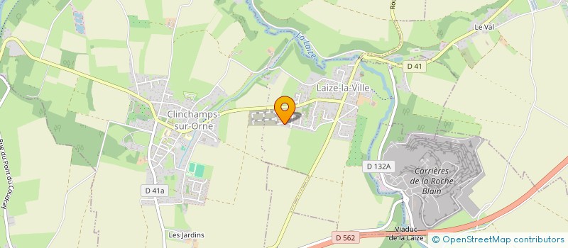 localisation de l'entreprise MADAME SIBEL CAN  LAIZE-CLINCHAMPS