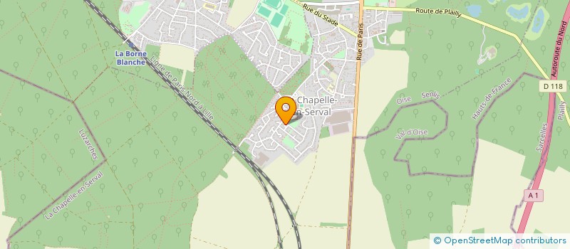 localisation de l'entreprise MADAME SIBEL DEMIR YUREK  LA CHAPELLE-EN-SERVAL