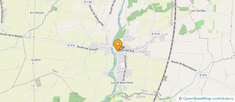 localisation de l'entreprise MADAME SIBEL DINCER  PACT