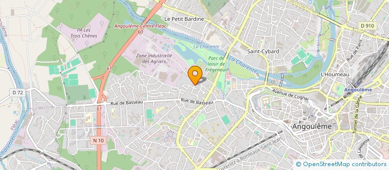 localisation de l'entreprise MADAME SIBEL ERGIN à ANGOULEME