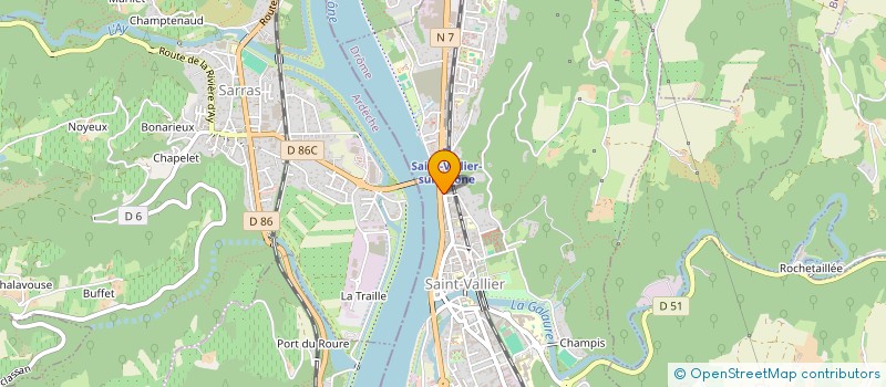 localisation de l'entreprise MADAME SIBEL FREY  SAINT-VALLIER