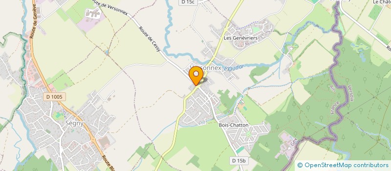 localisation de l'entreprise MADAME SIBEL YILMAZ  VERSONNEX