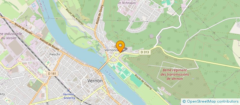 localisation de l'entreprise MADAME SIBELLA DE FONDAUMIERE  VERNON