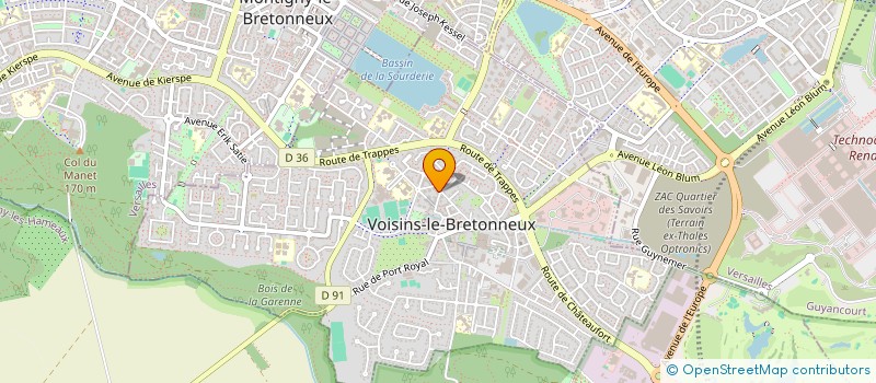 localisation de l'entreprise MADAME SIBIE LAWSON  VOISINS-LE-BRETONNEUX