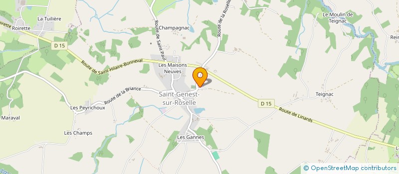 localisation de l'entreprise MADAME SIBILLE BENIAICHE à SAINT-GENEST-SUR-ROSELLE
