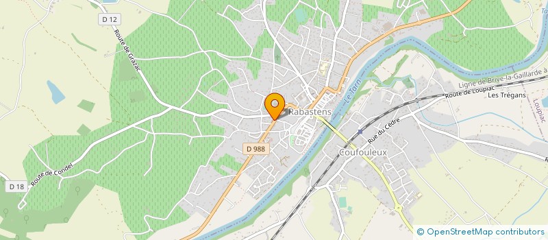 localisation de l'entreprise MADAME SIBILLE BOUTIN  RABASTENS