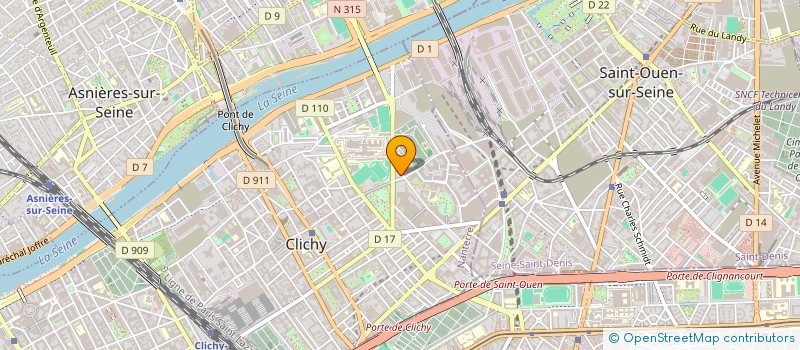 localisation de l'entreprise MADAME SIBILLE GEMPP à CLICHY