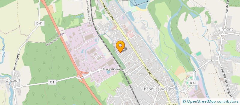 localisation de l'entreprise MADAME SIBILLE ROGNET  BILLOM