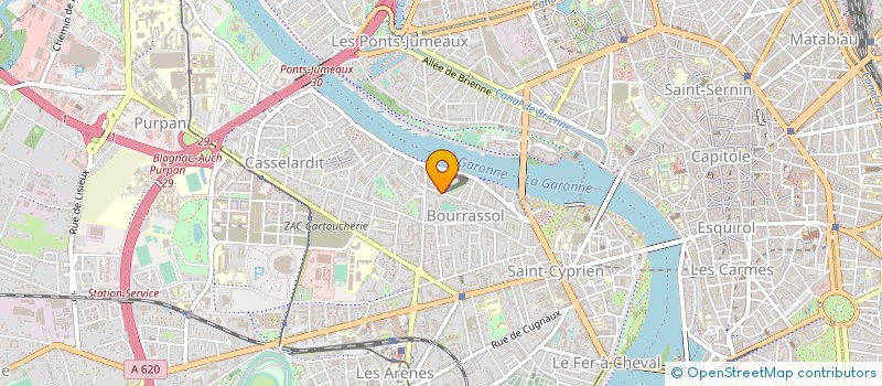 localisation de l'entreprise MADAME SIBYLE AGUILLON à TOULOUSE