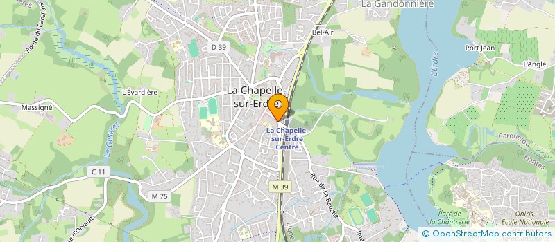 localisation de l'entreprise MADAME SIBYLE PARRE  LA CHAPELLE-SUR-ERDRE