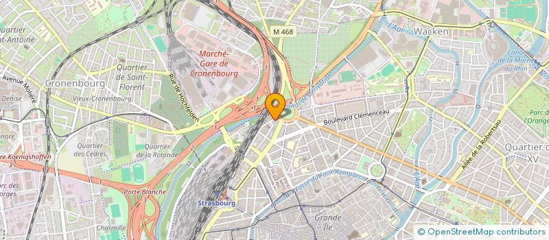 localisation de l'entreprise MADAME SIBYLLE BUA à STRASBOURG