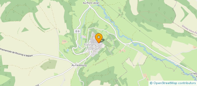 localisation de l'entreprise MADAME SIBYLLE CLAUDIA RITTER à FLAVIGNY-SUR-OZERAIN