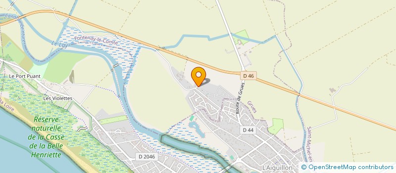 localisation de l'entreprise MADAME SIBYLLE DE LA HAYE  GRUES