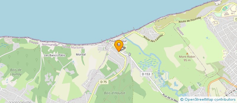 localisation de l'entreprise MADAME SIBYLLE DECOULARE-DELAFONTAINE  HAUTOT-SUR-MER