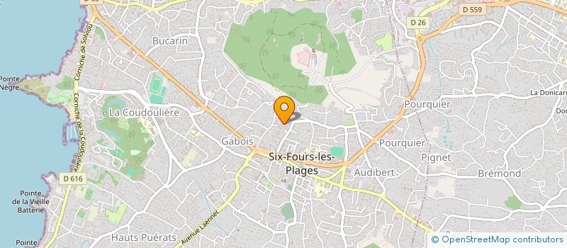 localisation de l'entreprise MADAME SIBYLLE DENIS à SIX-FOURS-LES-PLAGES
