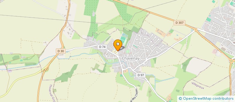 localisation de l'entreprise MADAME SIBYLLE DUCHEINE  CHAVENAY