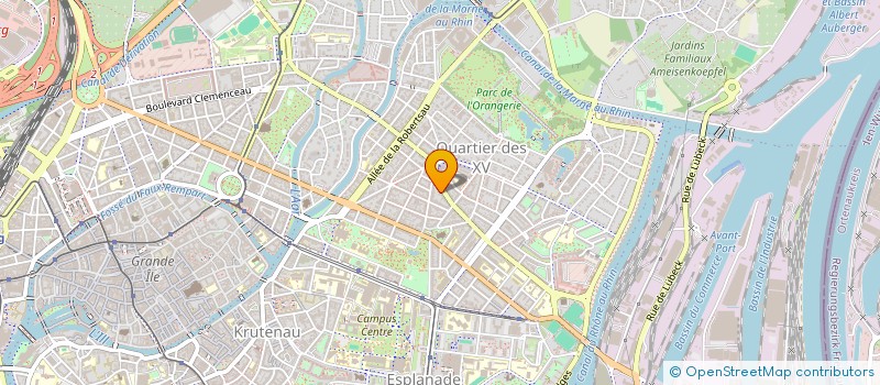 localisation de l'entreprise MADAME SIBYLLE GORANFLAUX DE LA GIRAUDIERE à STRASBOURG