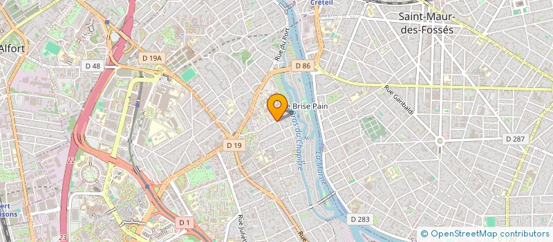 localisation de l'entreprise MADAME SIBYLLE HOSNY à CRETEIL