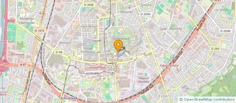 localisation de l'entreprise MADAME SIBYLLE LE VOT  GRENOBLE