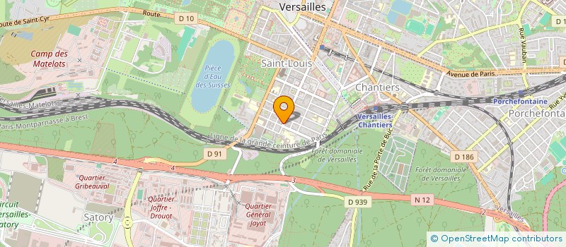localisation de l'entreprise MADAME SIBYLLE LOYZEAU DE GRANDMAISON à VERSAILLES