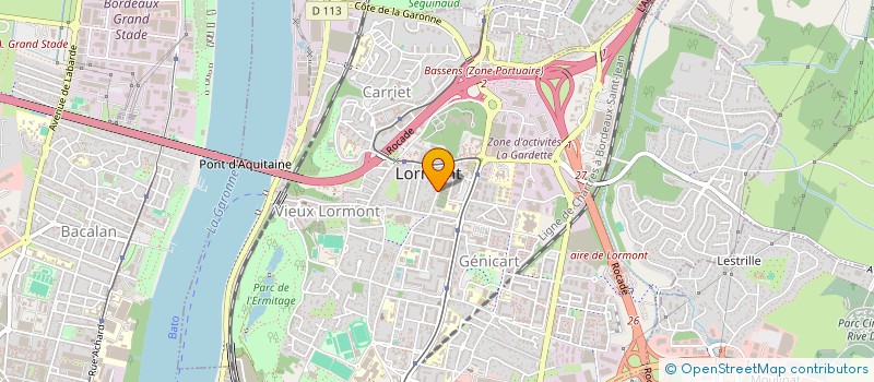 localisation de l'entreprise MADAME SIBYLLE PAULINE PIA ASSENS  CENON