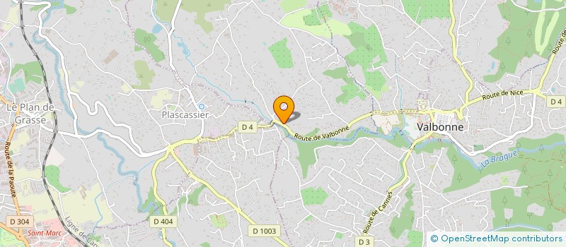 localisation de l'entreprise MADAME SIBYLLE SANDER à CHATEAUNEUF-GRASSE
