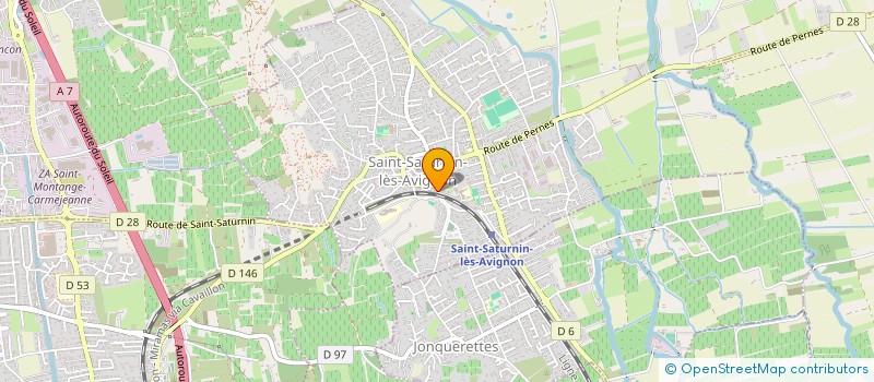 localisation de l'entreprise MADAME SIBYLLE SINGER  SAINT-SATURNIN-LES-AVIGNON