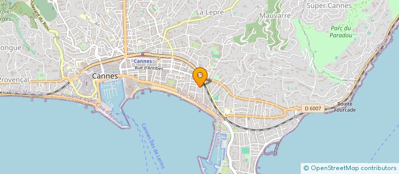 localisation de l'entreprise MADAME SIBYLLE WAGNER à CANNES
