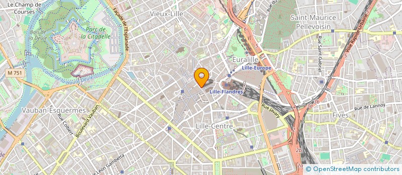 localisation de l'entreprise MADAME SIBYLLINE RAOUL  LILLE