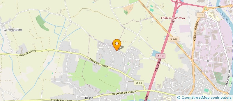 localisation de l'entreprise MADAME SIDALIA SALGADO  CHATELLERAULT