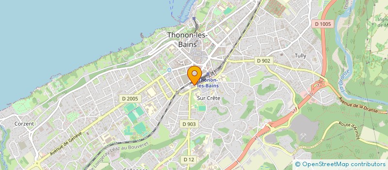 localisation de l'entreprise MADAME SIDNEY BOUTEILLE à THONON-LES-BAINS