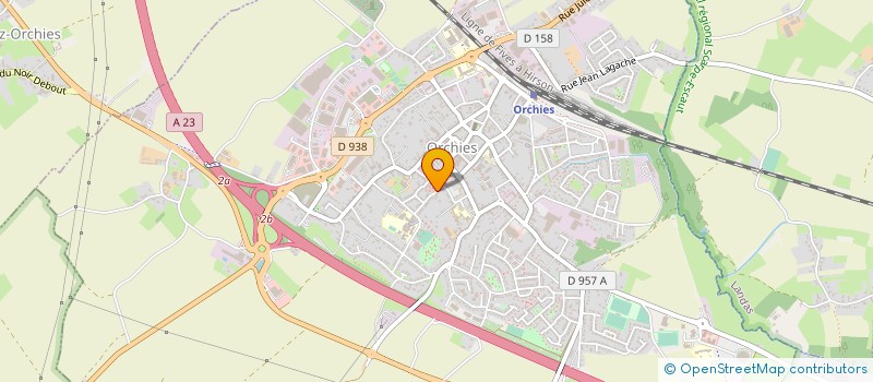 localisation de l'entreprise MADAME SIDNEY LECHAT  OSTRICOURT