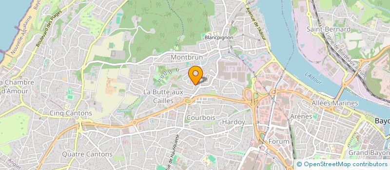 localisation de l'entreprise MADAME SIDNEY MARCONNET à ANGLET
