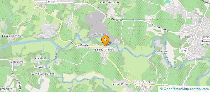 localisation de l'entreprise MADAME SIDNEY PATY  SAINT-FIACRE-SUR-MAINE