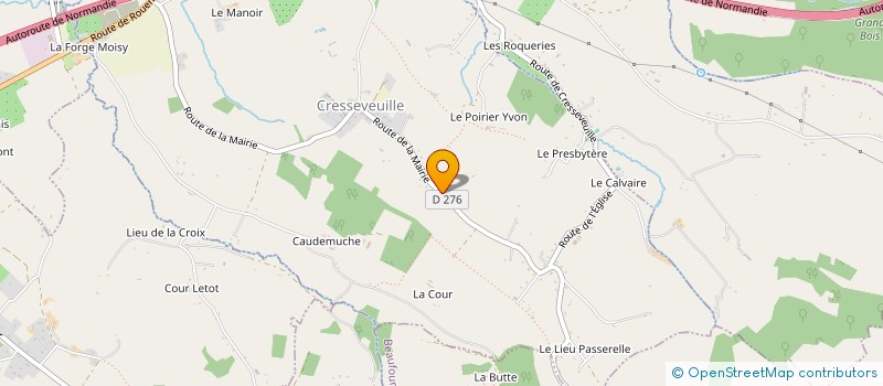 localisation de l'entreprise MADAME SIDONIE ALLARD  CRESSEVEUILLE