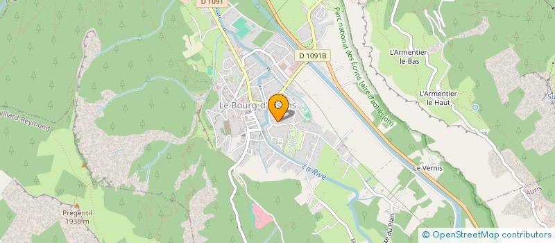 localisation de l'entreprise MADAME SIDONIE BEAUVAIS  LE BOURG-D'OISANS